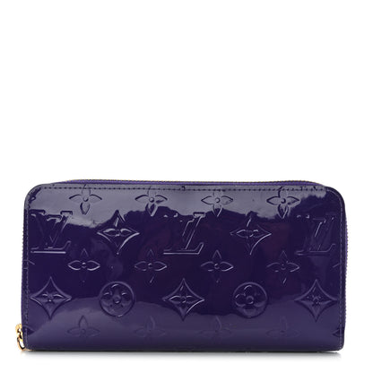 Louis Vuitton Vernis Zippy Wallet Blueberry 1 of 12