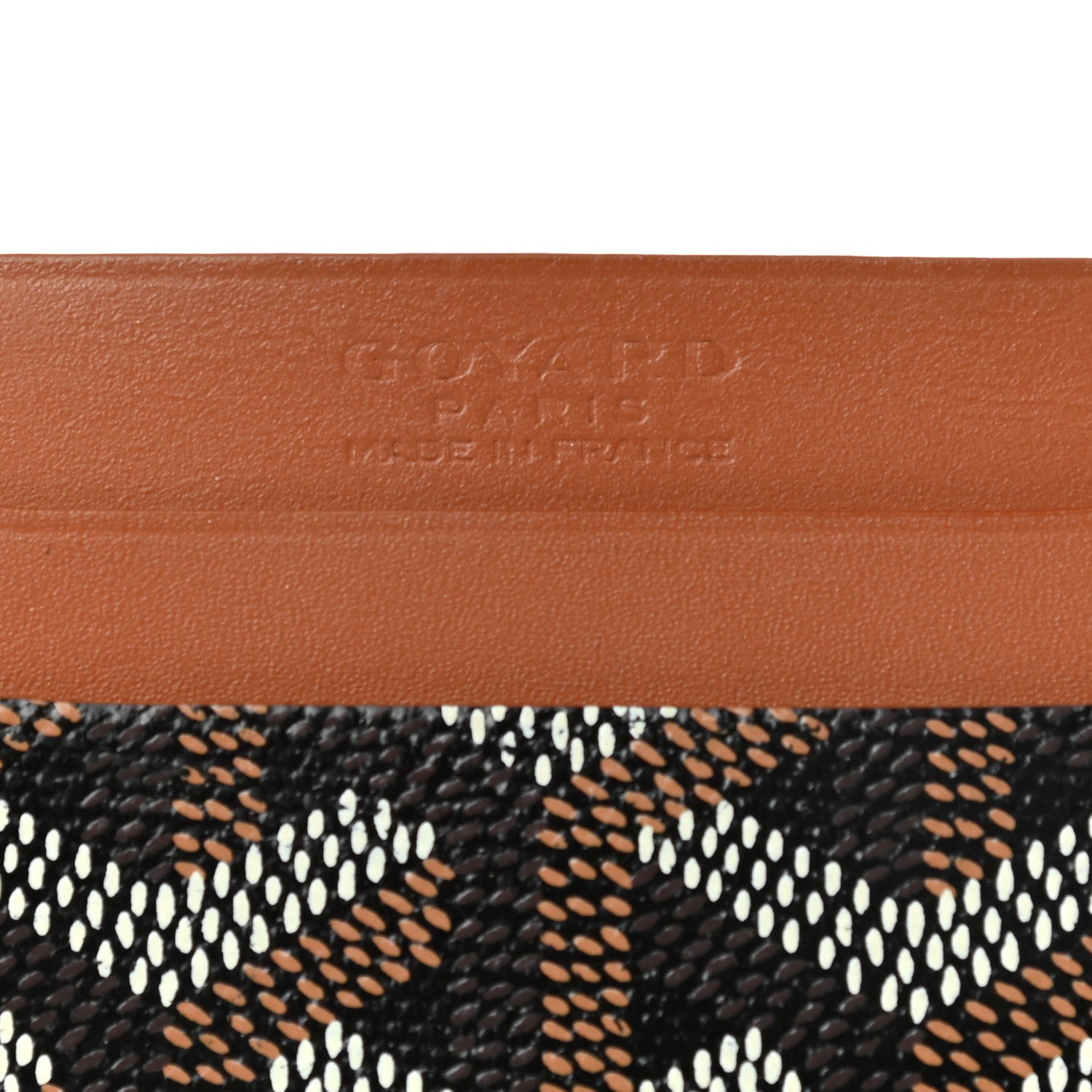 Goyard Goyardine Saint Sulpice Card Holder Black Gold 5 of 5