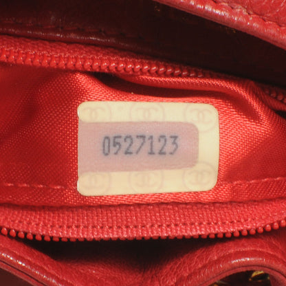 Chanel Lambskin Drawstring Pouch Bag Red 7 of 7