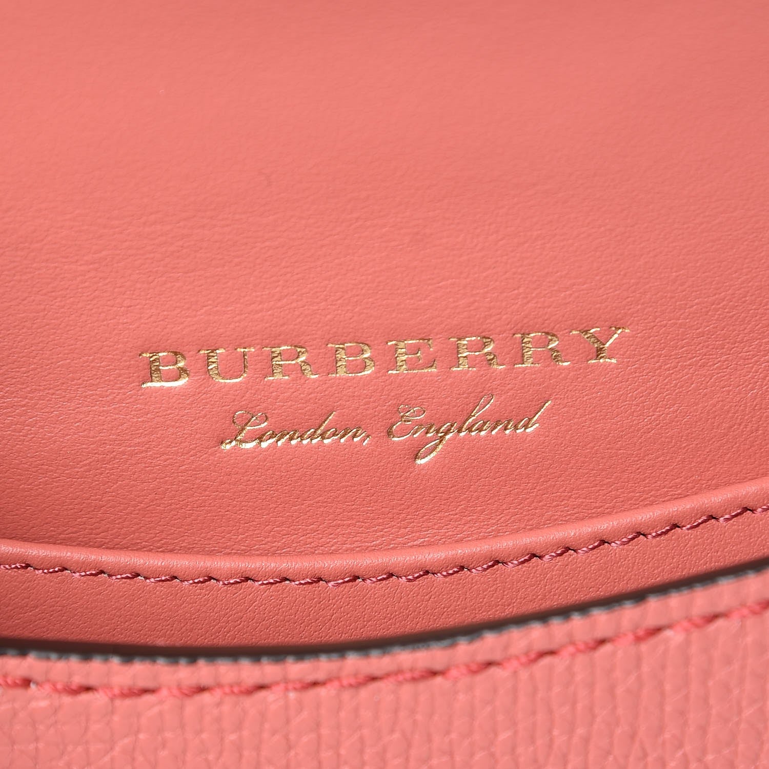 Burberry House Check Calfskin Mini Buckle Phone Bag Rose Pink 6 of 9