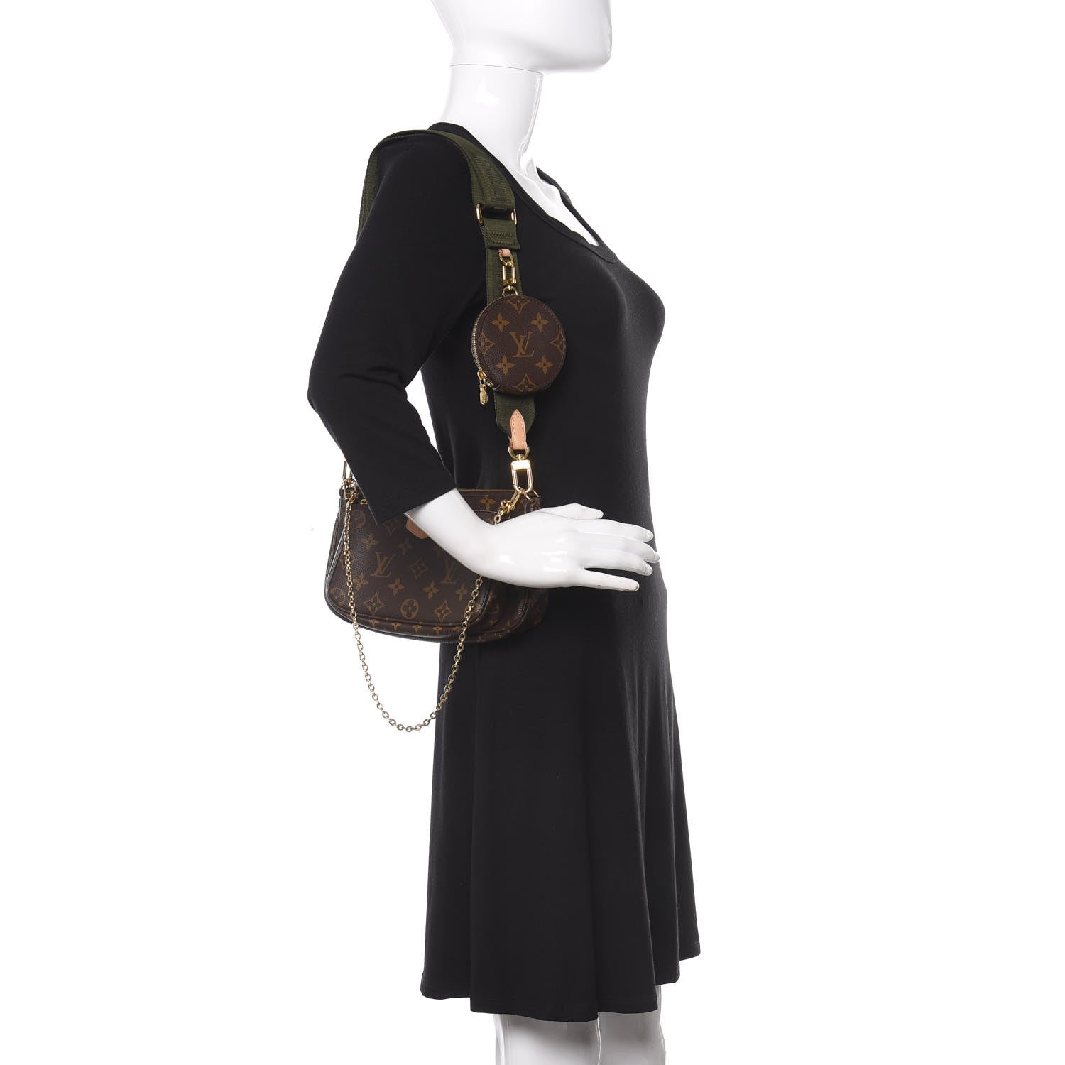 Louis Vuitton Monogram Multi Pochette Accessories Kaki 2 of 11