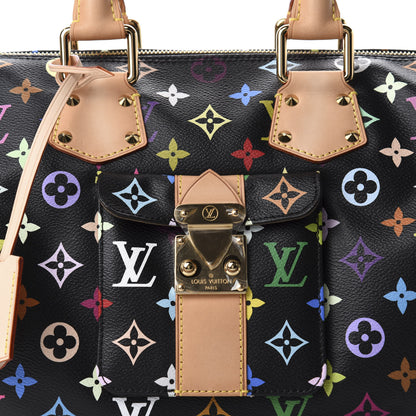 Louis Vuitton Monogram Multicolor Speedy 30 Black 9 of 9