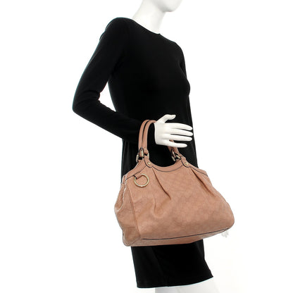 Gucci Guccissima Medium Sukey Tote Winter Rose 2 of 8