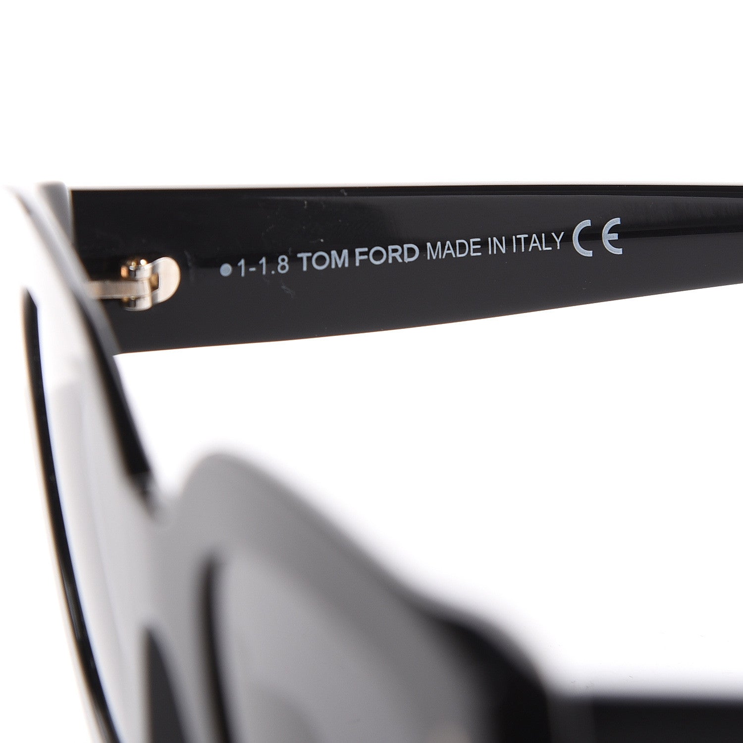 Tom Ford Square Acetate Pia Sunglasses TF659 Black 6 of 7