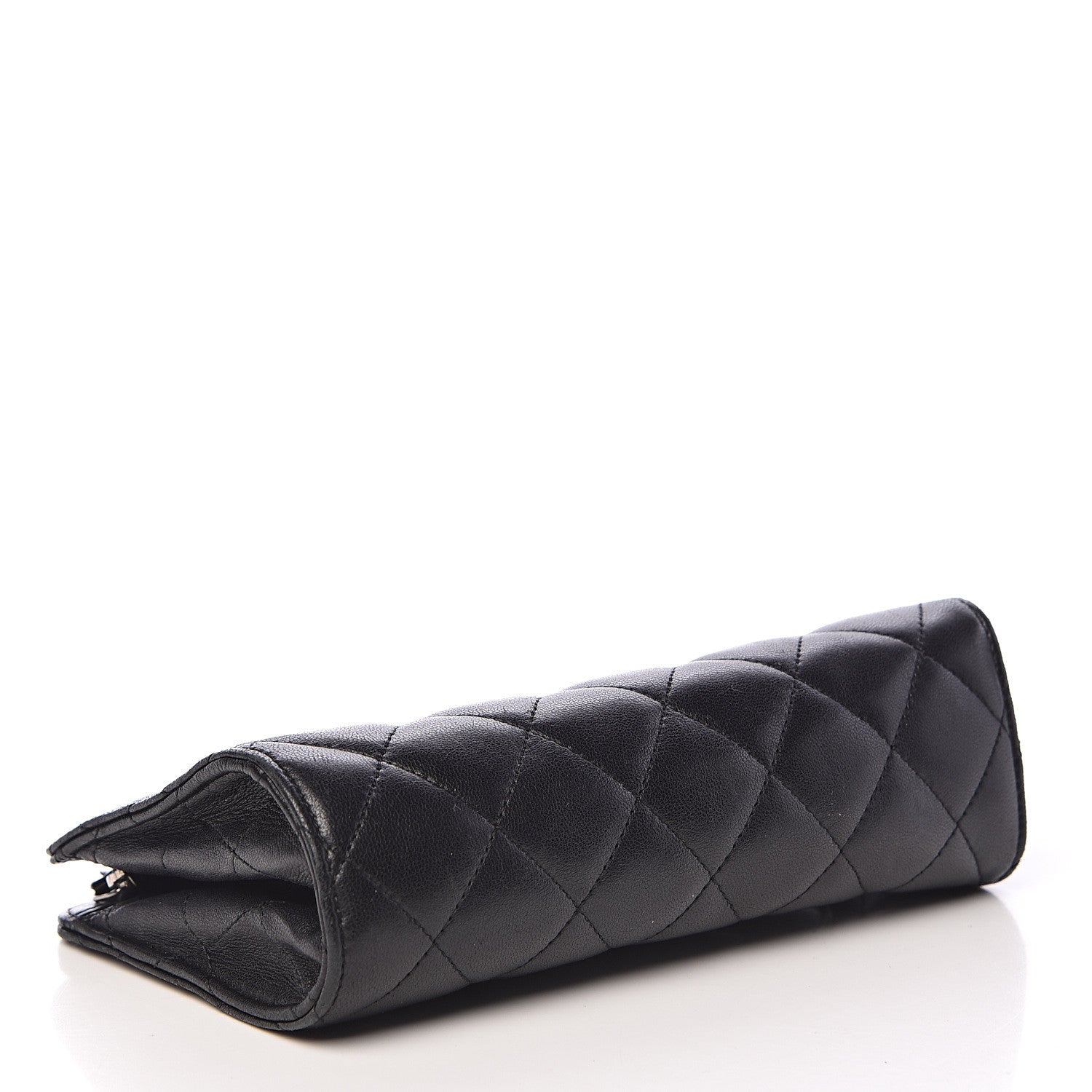 Chanel Lambskin Quilted Cosmetic Case Black 4 of 9