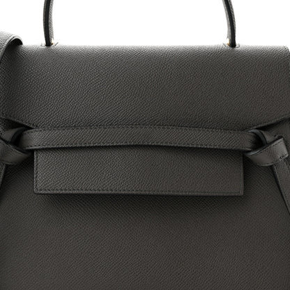 Celine Grained Calfskin Mini Belt Bag Grey 8 of 10