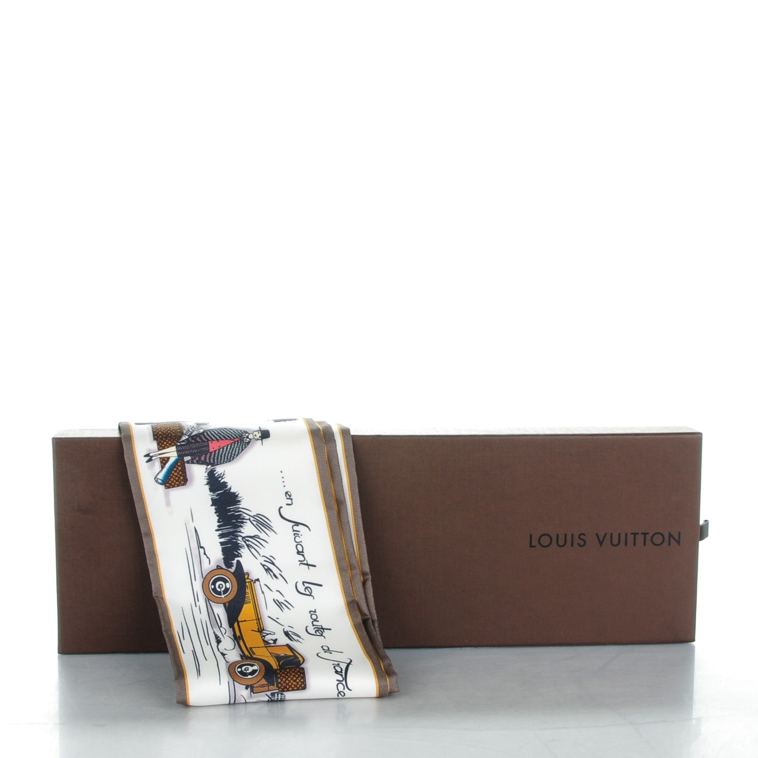 Louis Vuitton Silk LV Comics Bandeau Taupe 6 of 6