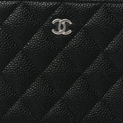 Chanel Caviar Quilted Large Gusset Zip Around Wallet Black 9 of 10
