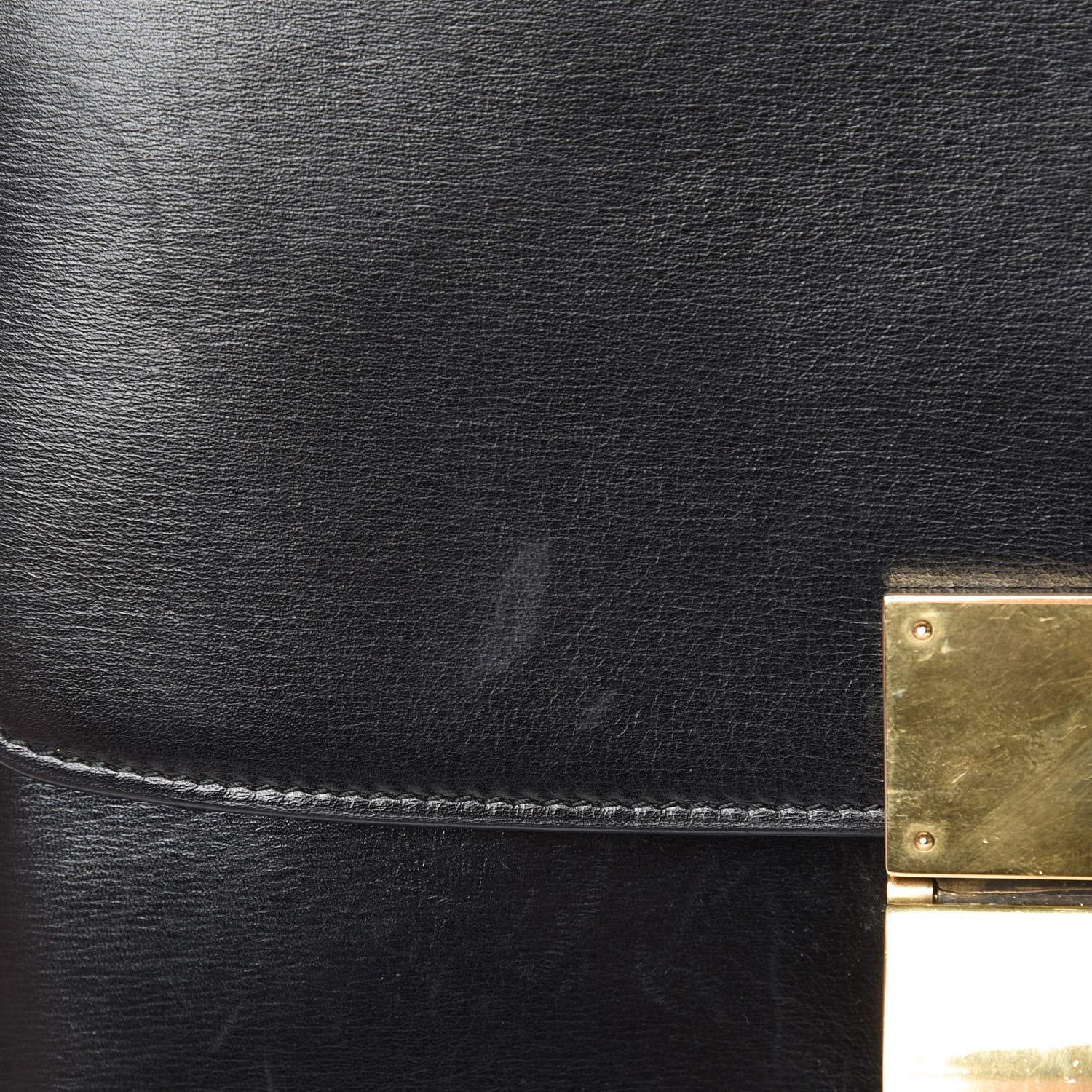 Celine Box Calfskin Medium Classic Box Flap Bag Black 9 of 16
