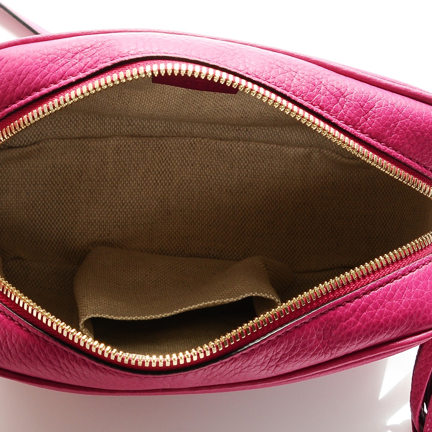 Gucci Cellarius Calfskin Small Soho Disco Bag Bright Bouganville 5 of 6
