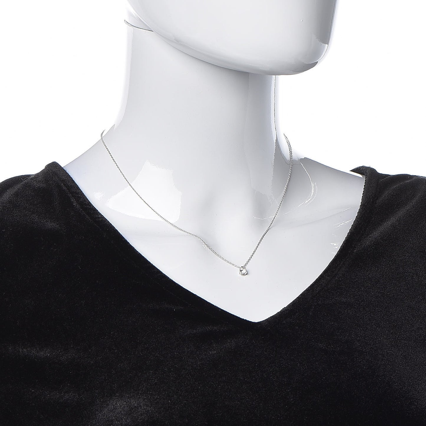 Platinum Diamond .27ctw Pendant Necklace
