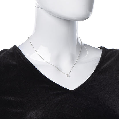 Tiffany Platinum Diamond .27ctw Pendant Necklace 2 of 6
