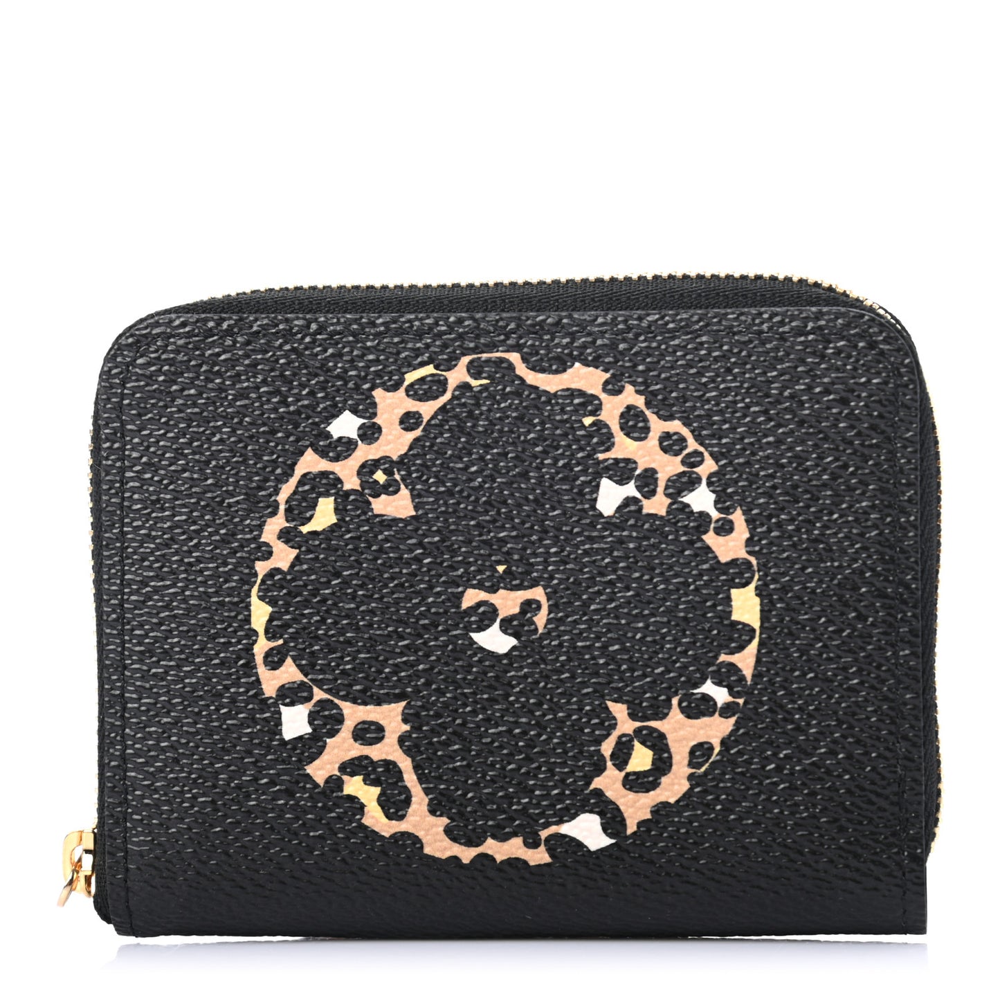 Monogram Giant Jungle Zippy Coin Purse Black
