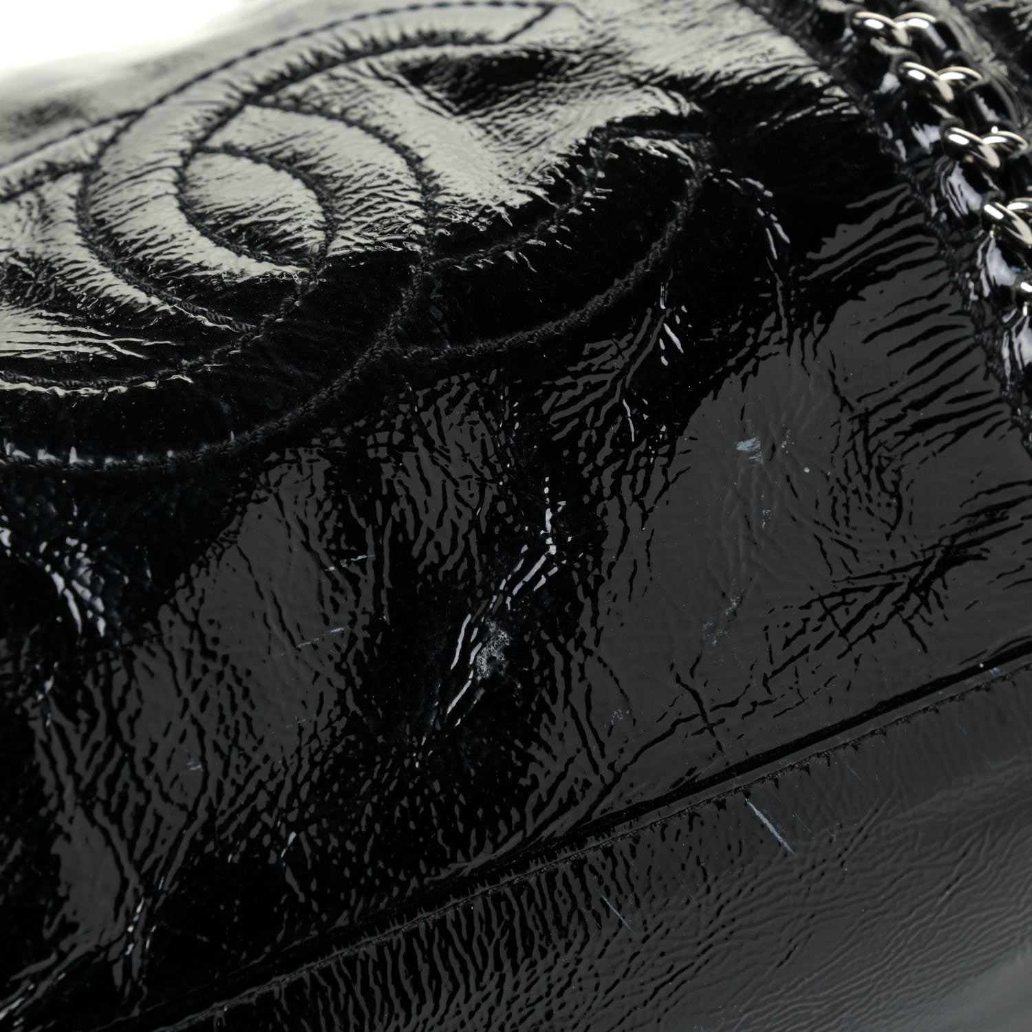 Chanel Patent Calfskin Large Luxe Ligne Tote Black 22 of 22