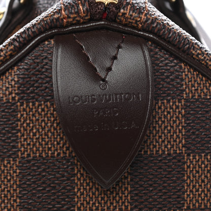 Louis Vuitton Damier Ebene Speedy 25 6 of 9