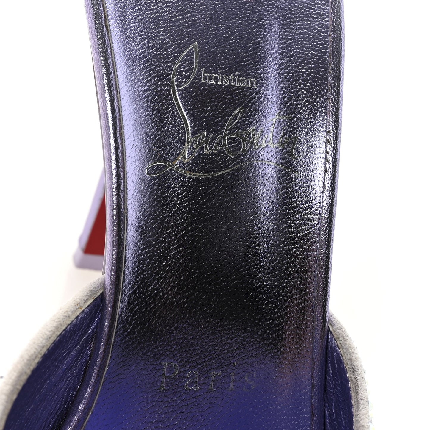 Suede Crystal Strass Me Dolly 100 Sandals 40 Lilac