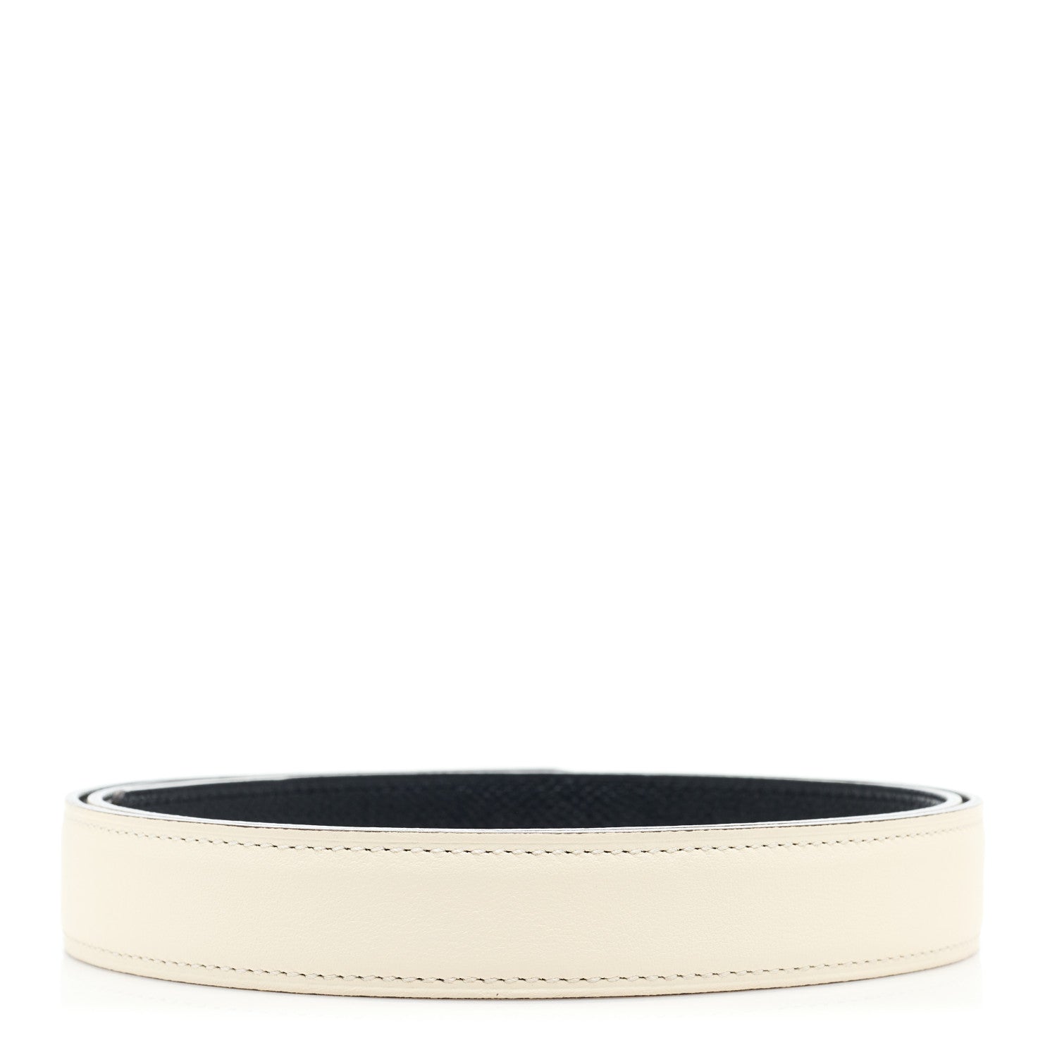 Hermes Epsom Swift 32mm Belt Strap 85 34 Black Craie 4 of 7