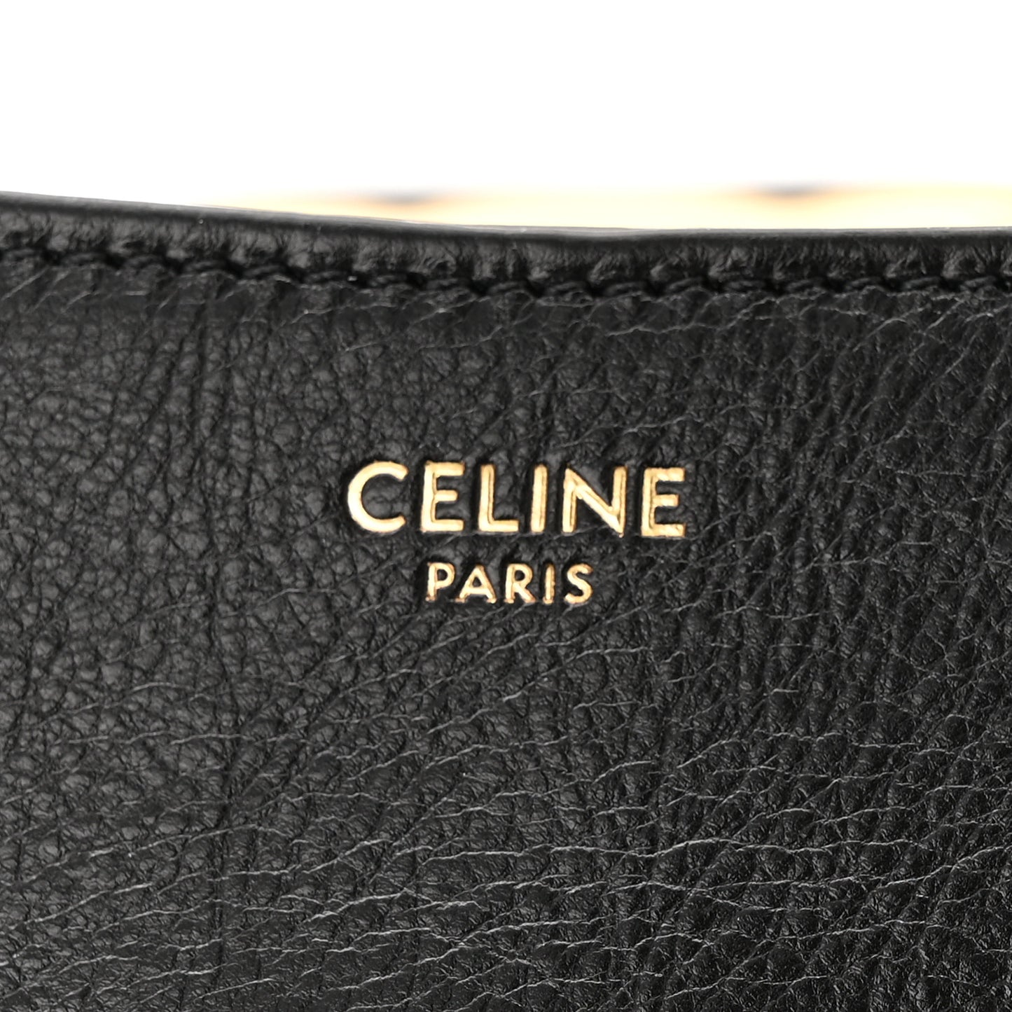 Triomphe Calfskin Wiltern Clutch Black