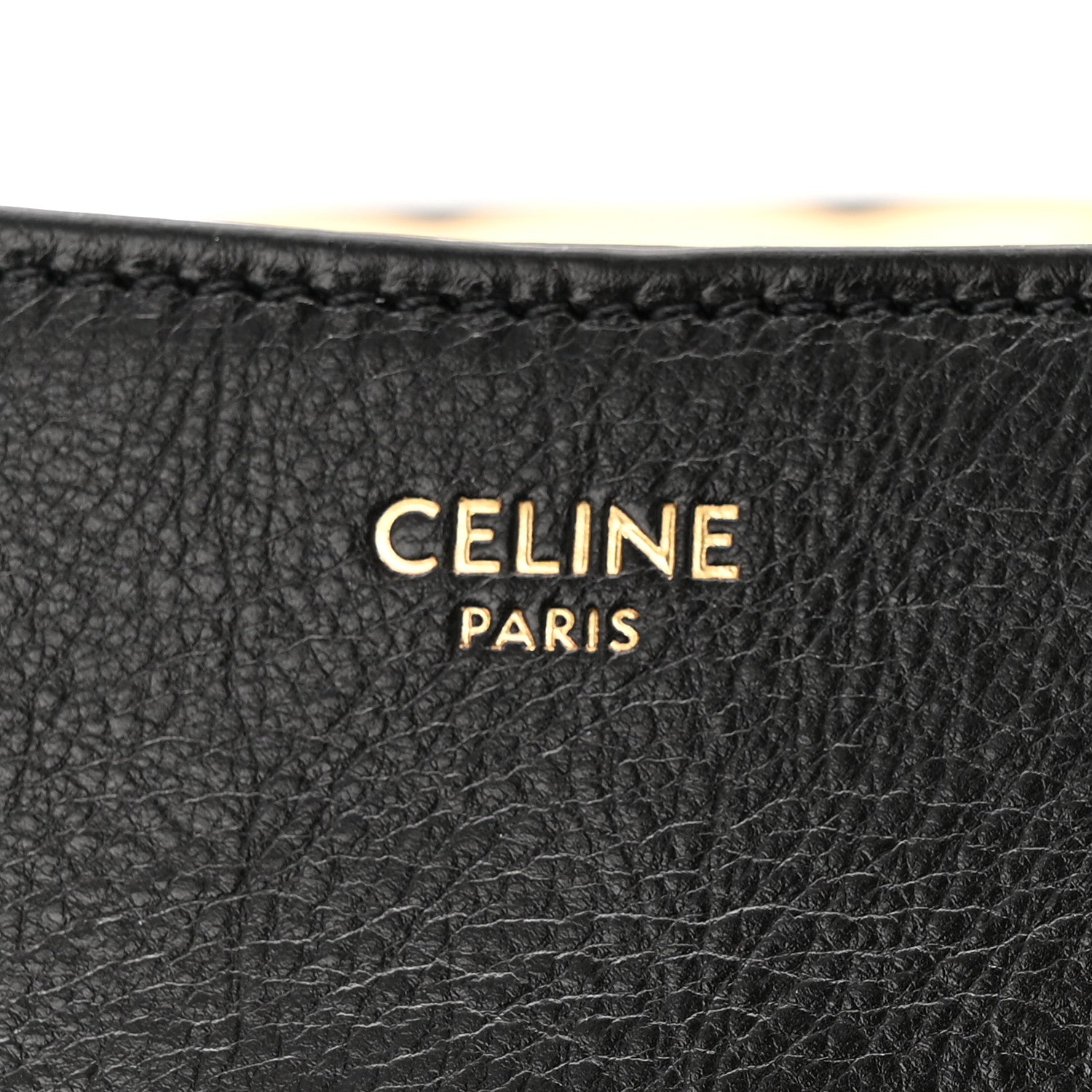 Celine Triomphe Calfskin Wiltern Clutch Black 6 of 10