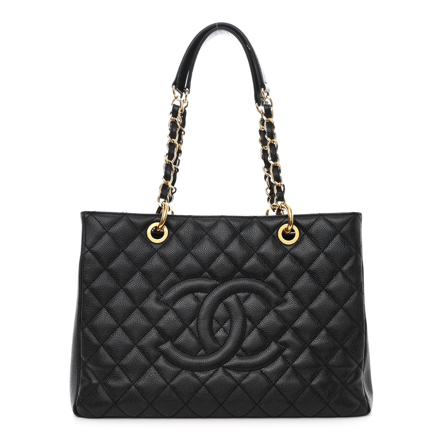 Chanel Caviar Quilted Grand Shopping Tote GST Black 1 of 11