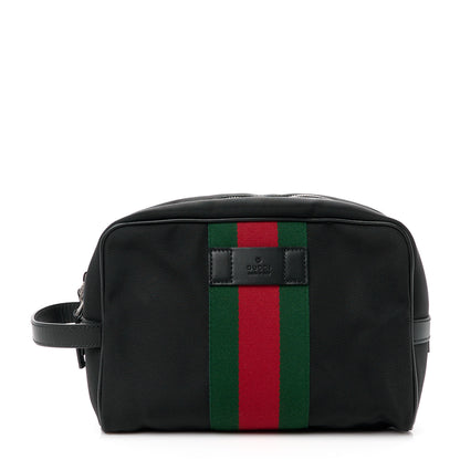 Gucci Techno Canvas Web Toiletry Case Black 1 of 11