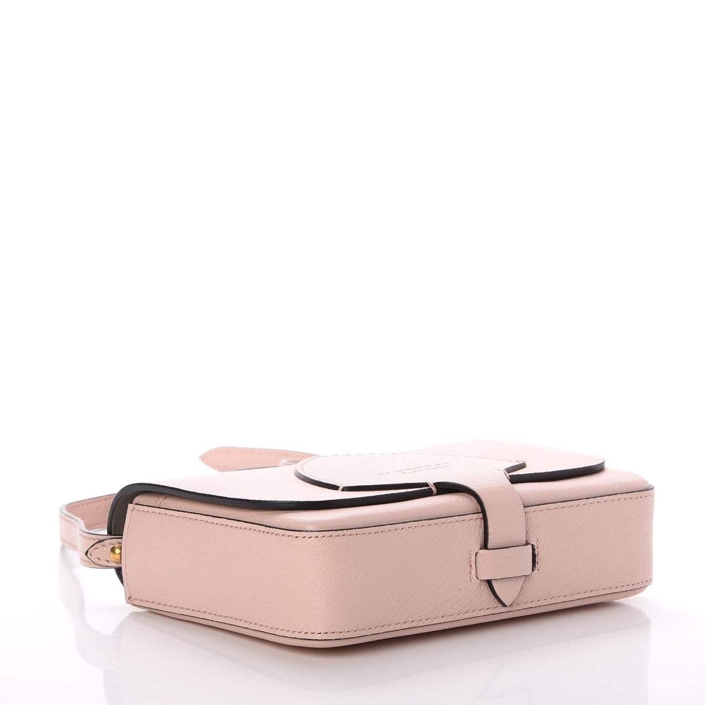 Goatskin Hampshire Crossbody Pale Ash Rose