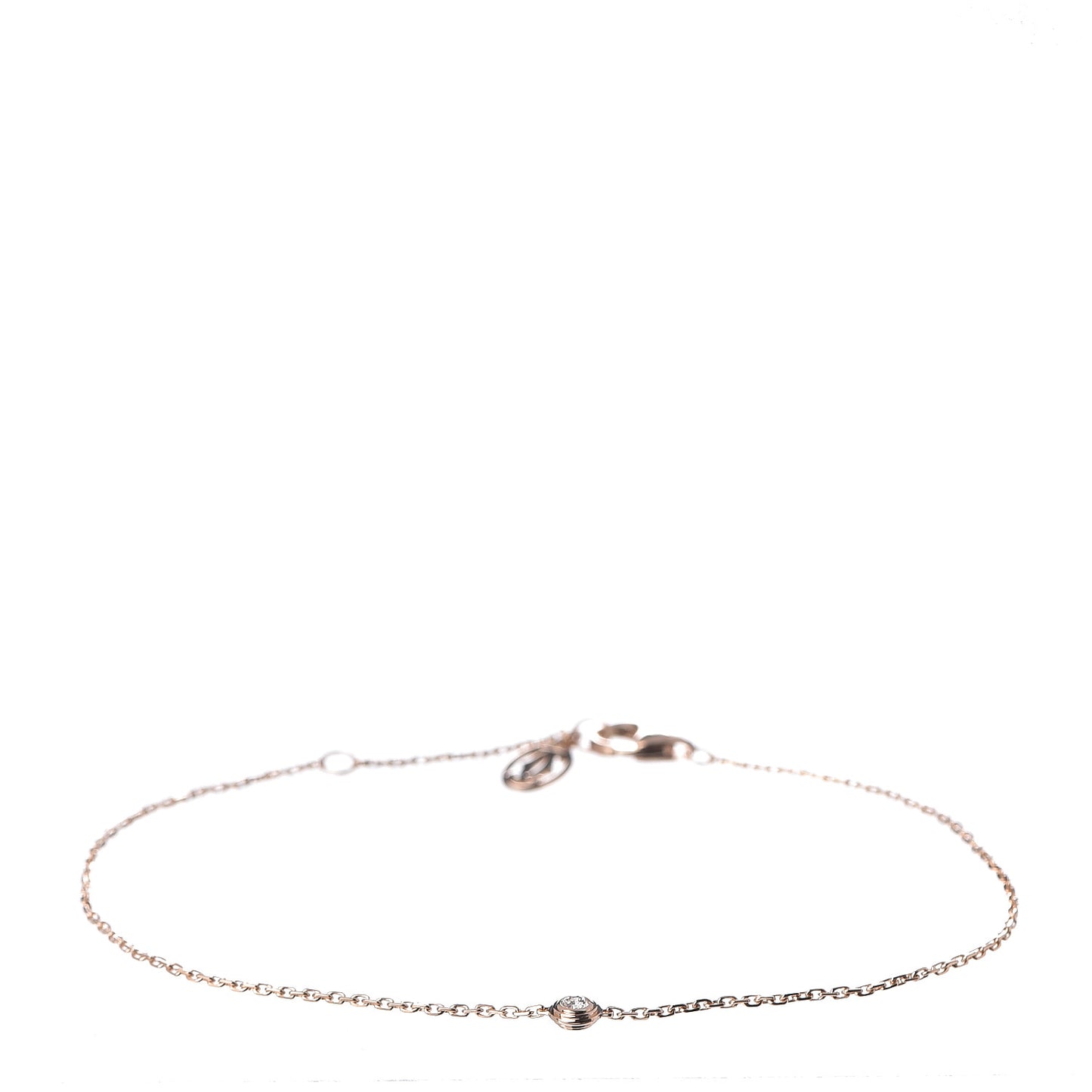 18K Pink Gold Diamond XS D'Amour Bracelet
