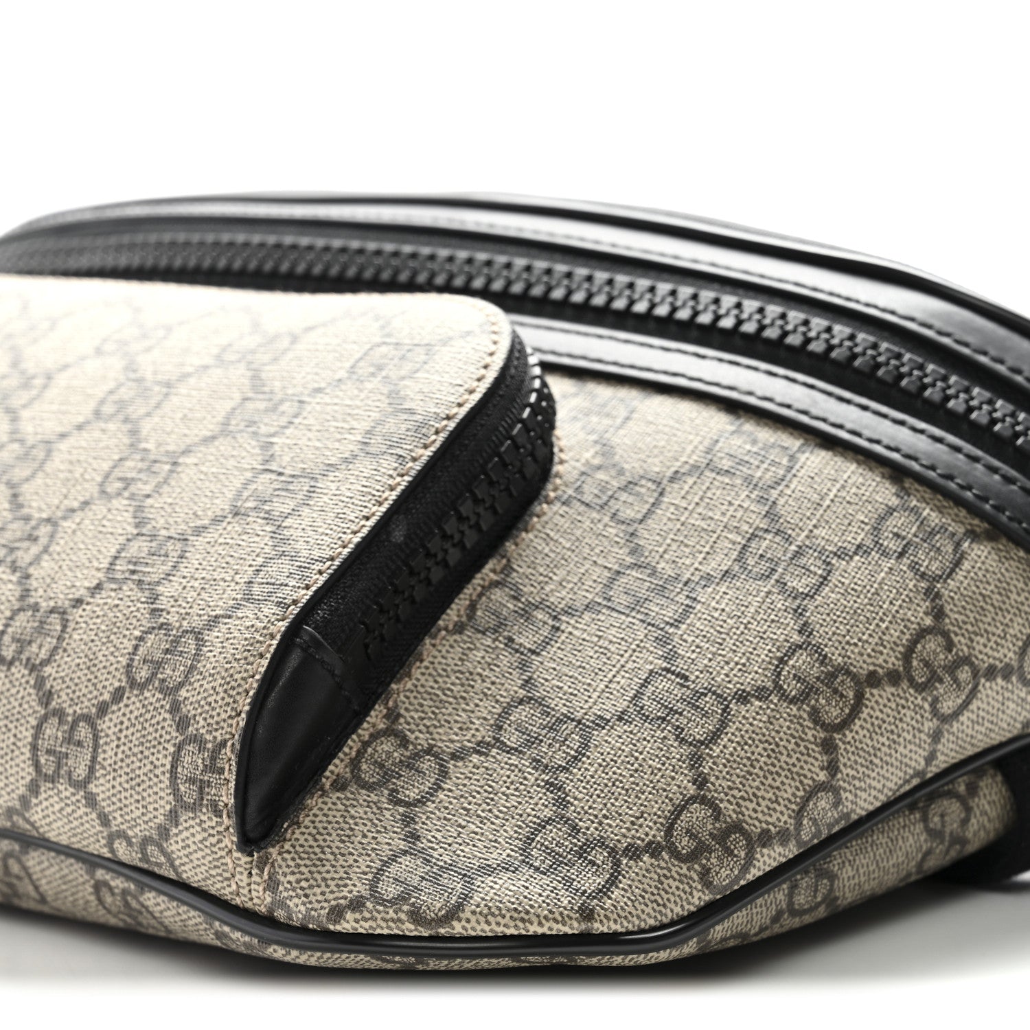 Gucci GG Supreme Monogram Belt Bag Black 10 of 10