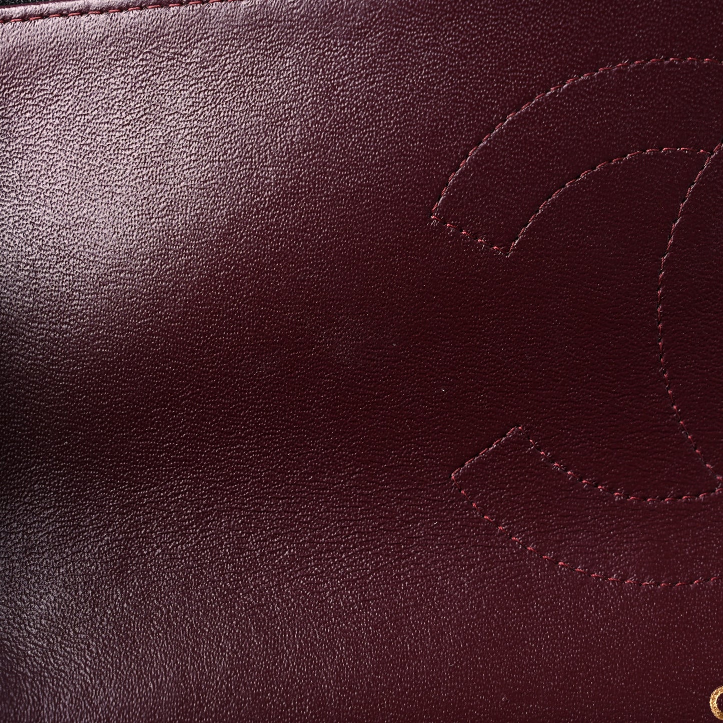 Lambskin Quilted Jumbo Double Flap Black