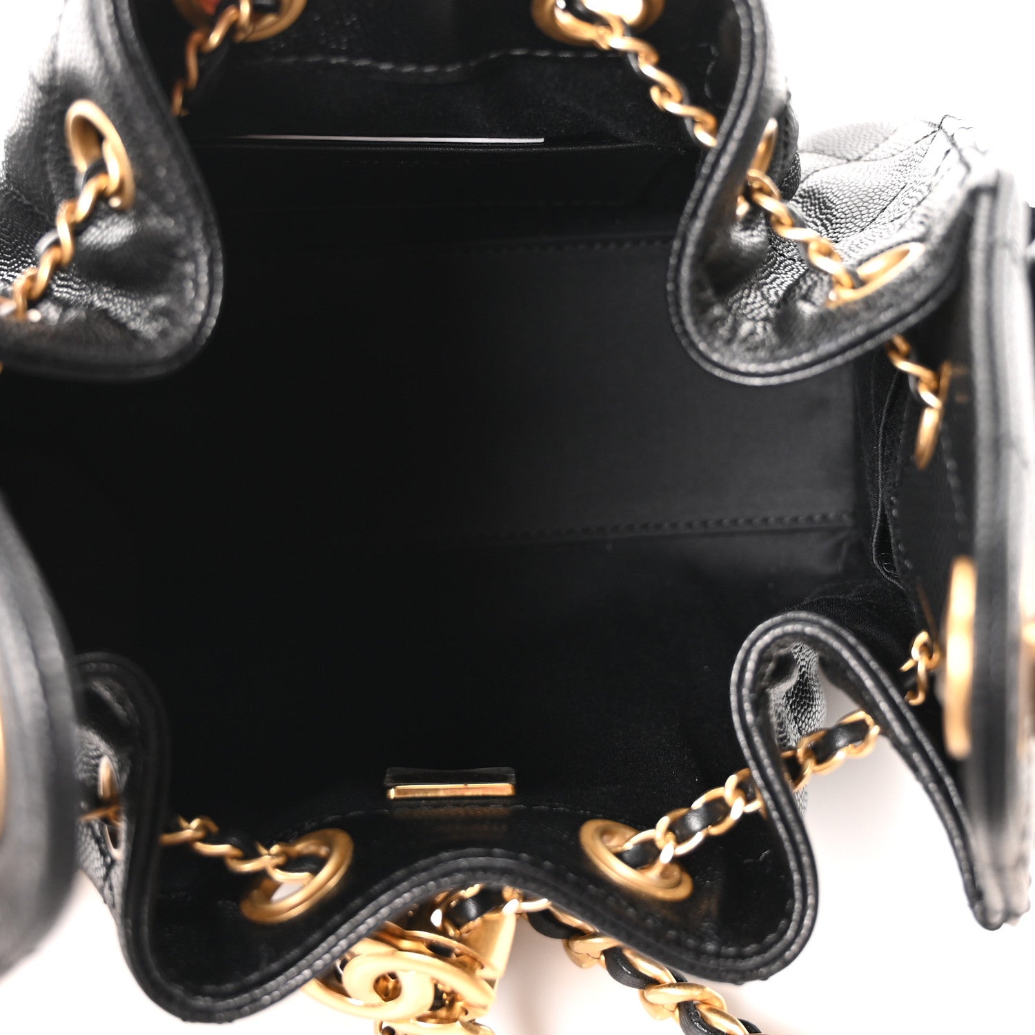 Chanel Caviar Quilted Mini Chanel 25 Handbag Black 5 of 11