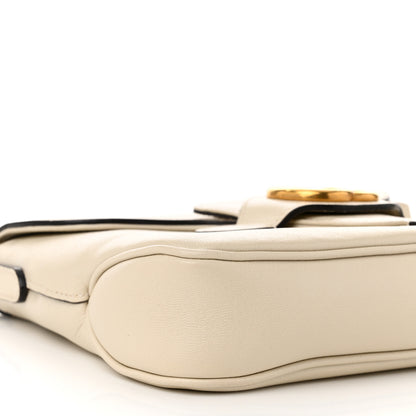Gucci New Sakai Calfskin Lux Small Dahlia Messenger Shoulder Bag Mystic White 9 of 11