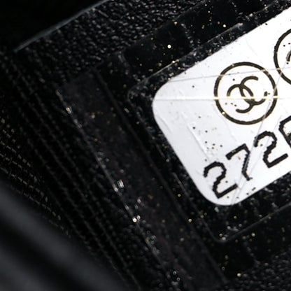 Chanel Lambskin Quilted CC Flap Black 7 of 9