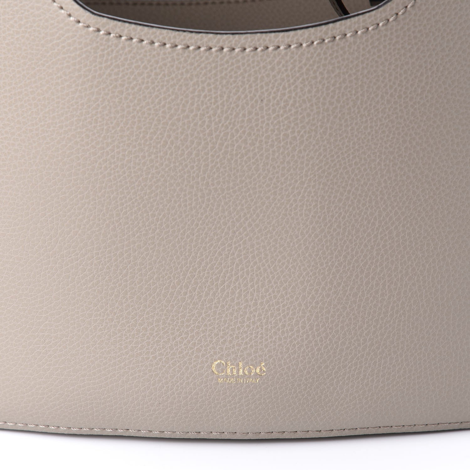 Chloe Smooth Grained Calfskin Small Aby Tote Motty Grey 9 of 9
