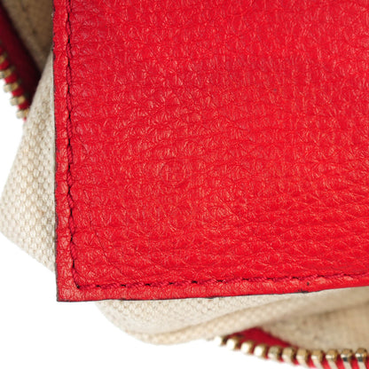 Gucci Pebbled Calfskin Soho Wristlet Vibrant Red 6 of 7