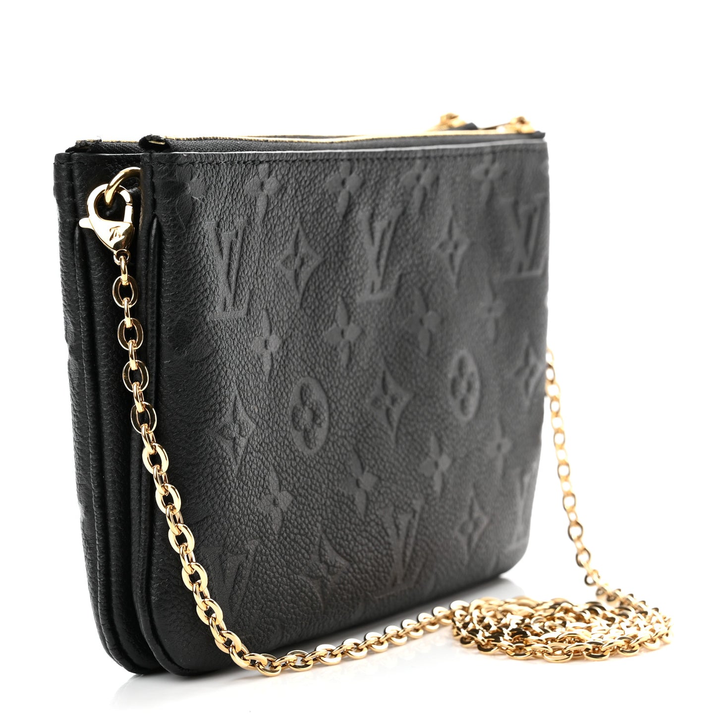 Empreinte Double Zip Pochette Black