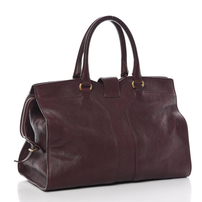 Saint Laurent Sheepskin Medium Cabas ChYc Plum 3 of 11