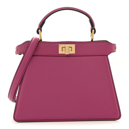 Fendi Shiny Nappa Petite Peekaboo I SEE U Satchel Ciclamino Pilar 1 of 11