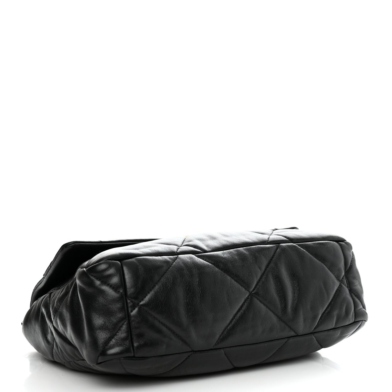 Chanel Lambskin Quilted Large Chanel 19 Flap Black 4 of 11