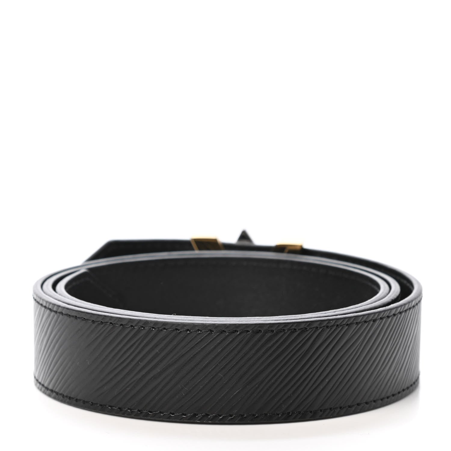 Louis Vuitton Epi 30mm LV Twist Belt 85 34 Black 2 of 4