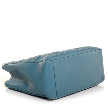 Chanel Caviar Grand Shopping Tote GST Light Blue 3 of 6