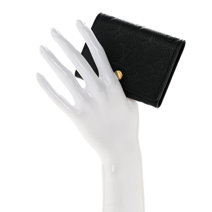 Louis Vuitton Empreinte Business Card Holder Black 2 of 9