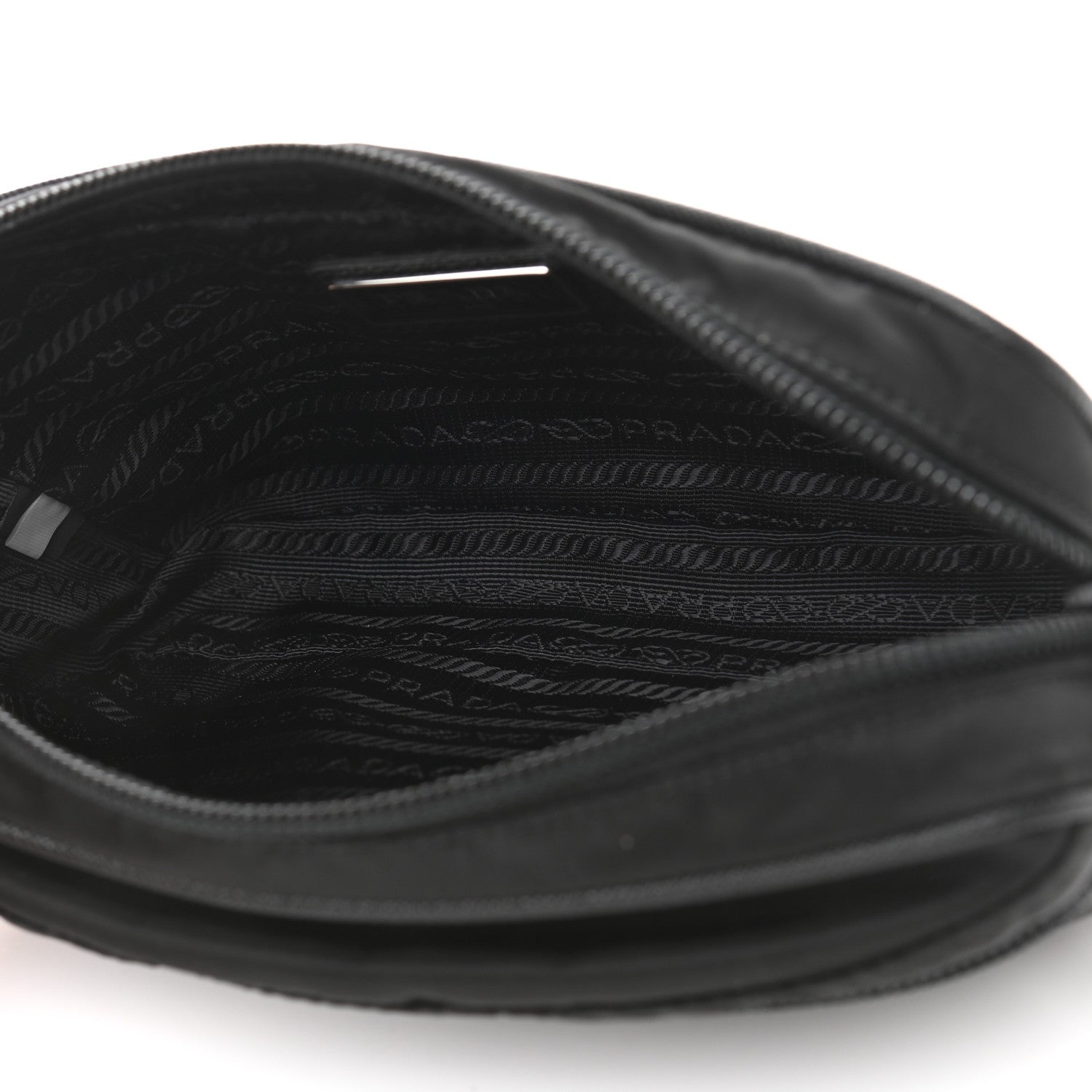 Prada Tessuto Nylon Belt Bag Black 7 of 11