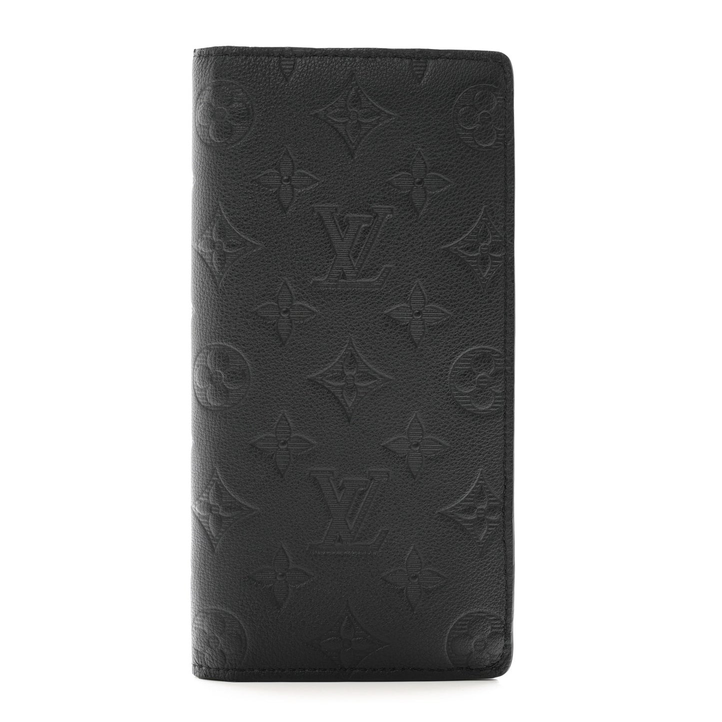 Calfskin Monogram Shadow Brazza Wallet Black