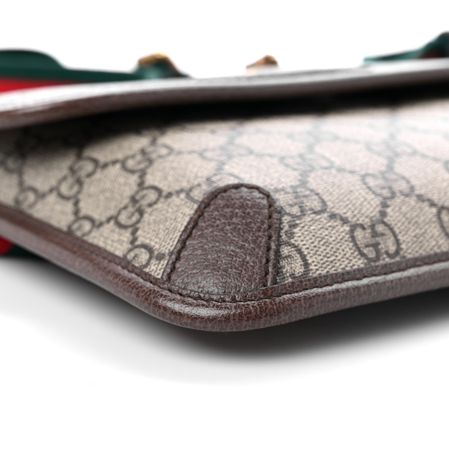 Gucci GG Supreme Monogram Neo Vintage Web Belt Bag Brown 9 of 10