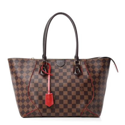 Louis Vuitton Damier Ebene Caissa Tote MM Cherry 1 of 10