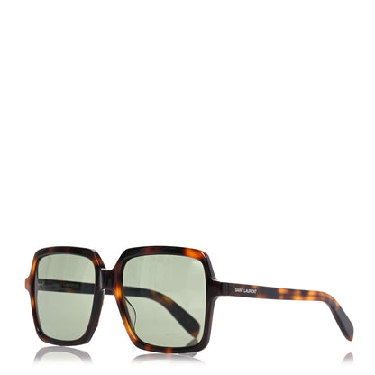 Saint Laurent Oversized SL174 Sunglasses Tortoise 1 of 7