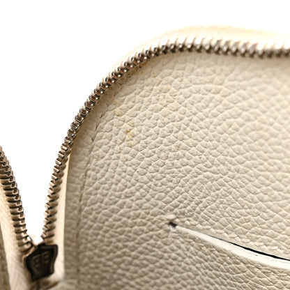 Balenciaga Grained Calfskin XXS Ville Top Handle Bag White Black 14 of 16