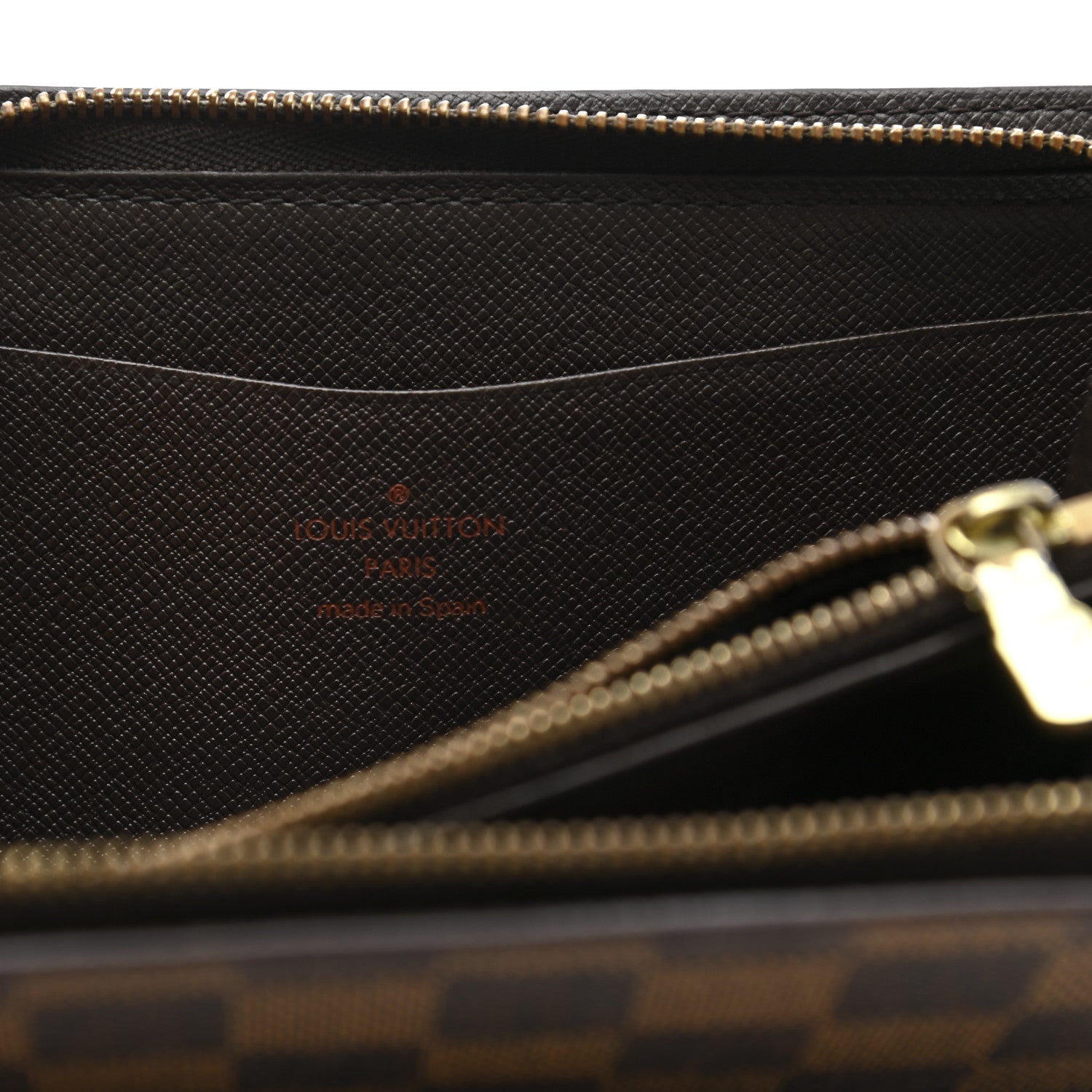 Louis Vuitton Damier Ebene Porte-Monnaie Zippy Wallet 6 of 8