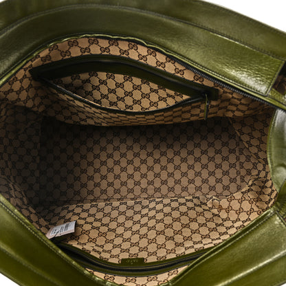 Gucci Piuma Lux Energy Monochrome Medium Double G Tote Bag Military Wood 5 of 10