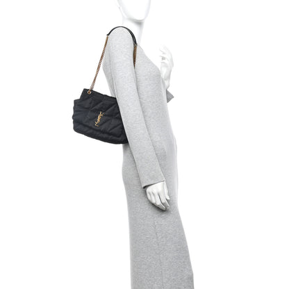 Saint Laurent Satin Patchwork Monogram Medium Jamie Black 2 of 9